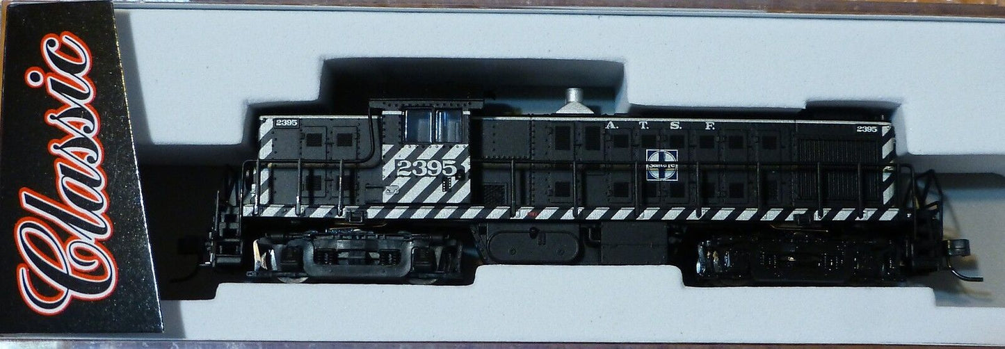 Atlas N #40001780 Alco RS1 - Standard DC - Classic -- Santa Fe #2395 (Zebra Stri