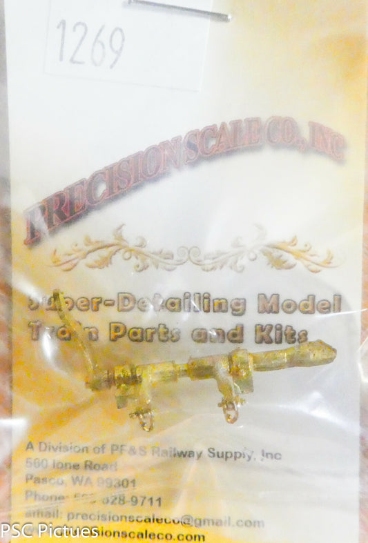 Precision Scale O #1269 Lift Bar, C-Class Flanger (Brass Casting)