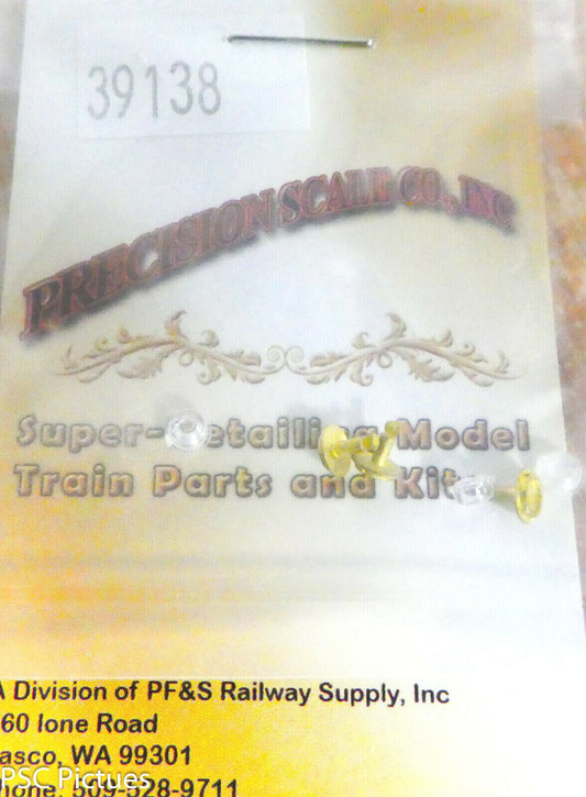 Precision Scale HO #39138 Light, Beacon Safety, w/Clear Lens (Brass/Plastic)