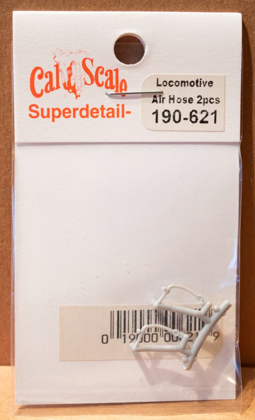 Cal-Scale #621 Locomotive Air Hose - Plastic -- pkg(2)