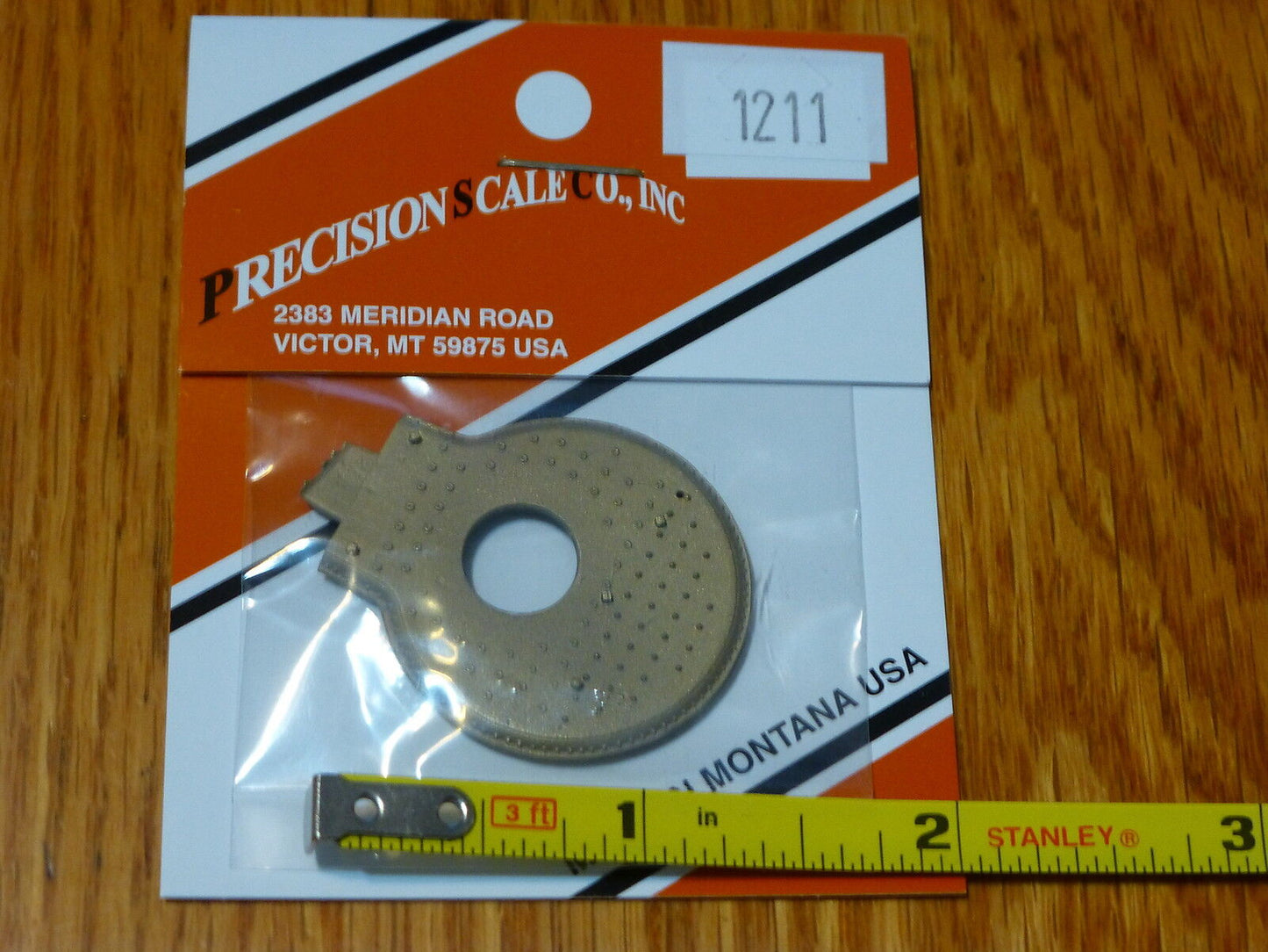 Precision Scale O #1211 Backhead, for: C18/19 (Brass Casting)