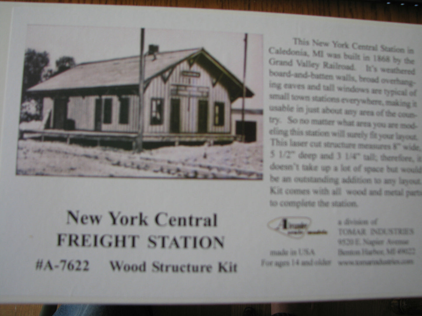 Alexander Scale HO #A-7622 New York Central Freight Station