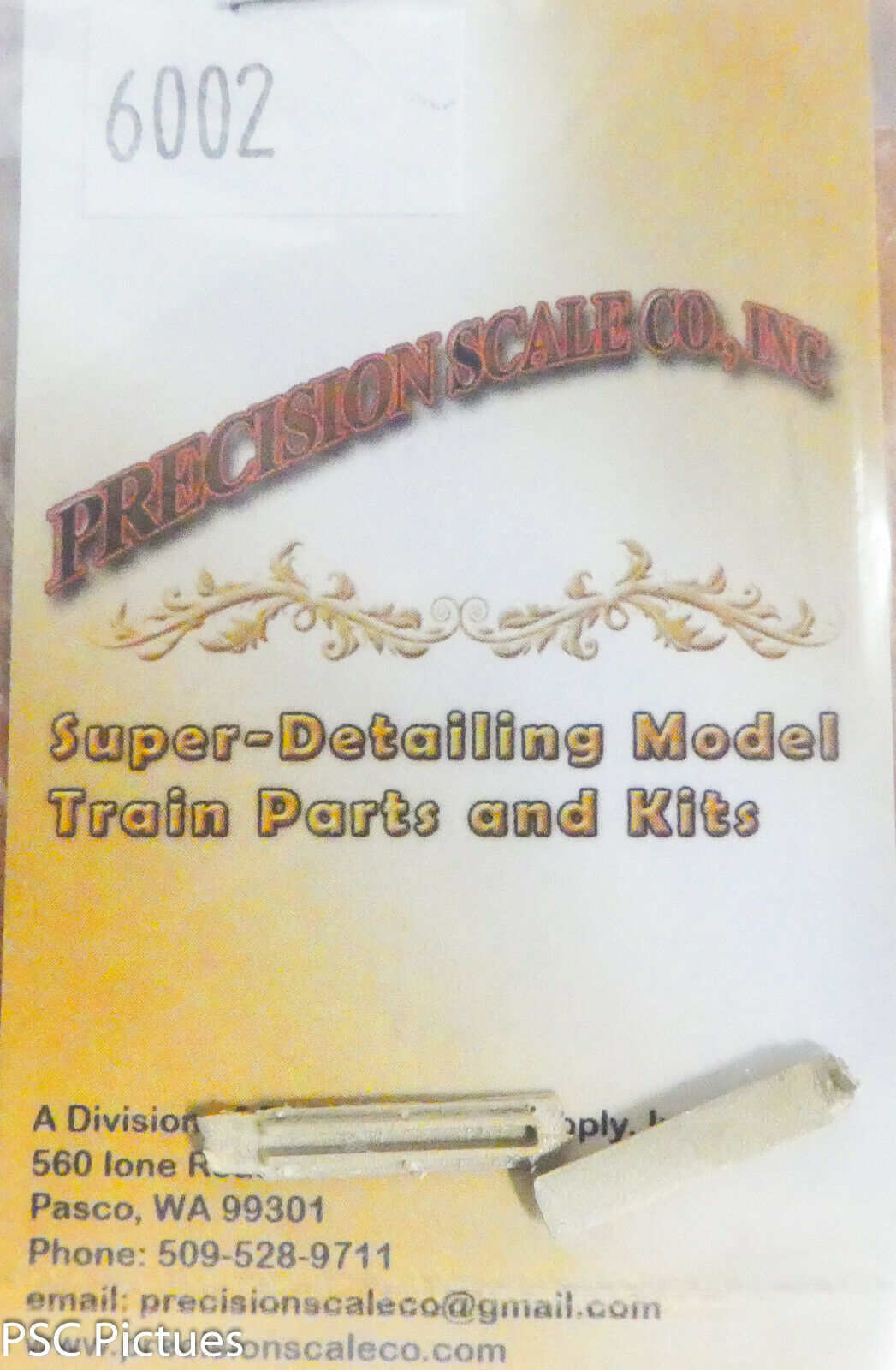 Precision Scale O #6002 Guides, Door, Coal or Wood, Tender (Brass)
