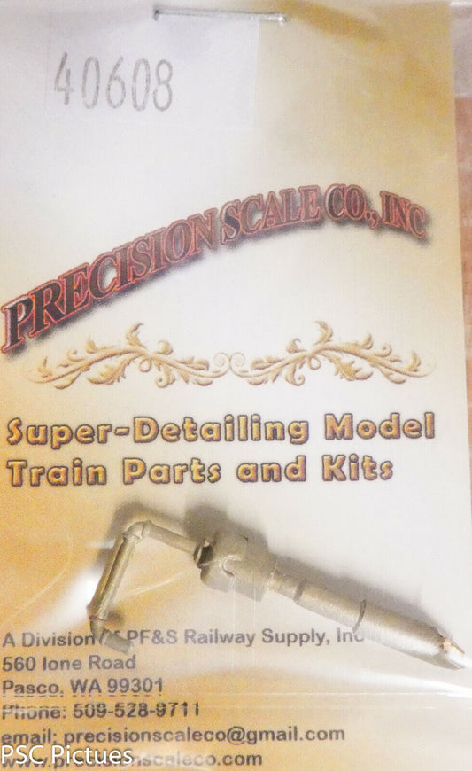 Precision Scale O #40608 Strainer & Pipe, Air Pump, Virginian "AG" (Brass)