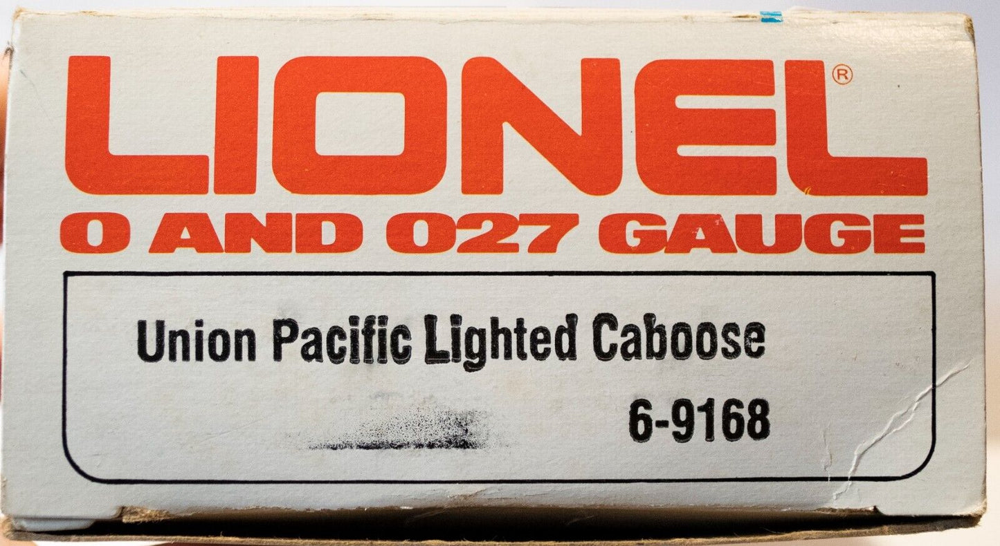 Lionel #6-9168 Union Pacific Lighted Caboose Train Car