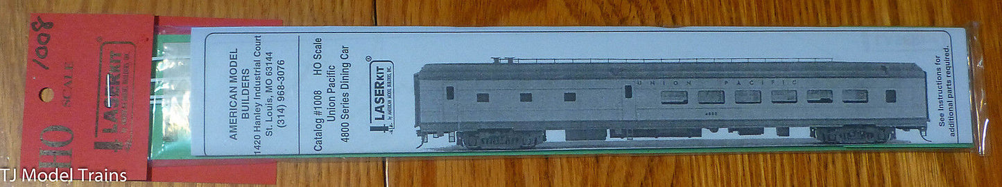 American Model Builders #1008 Laser-Cut Acrylic Streamlined Car Sides - Union Pa