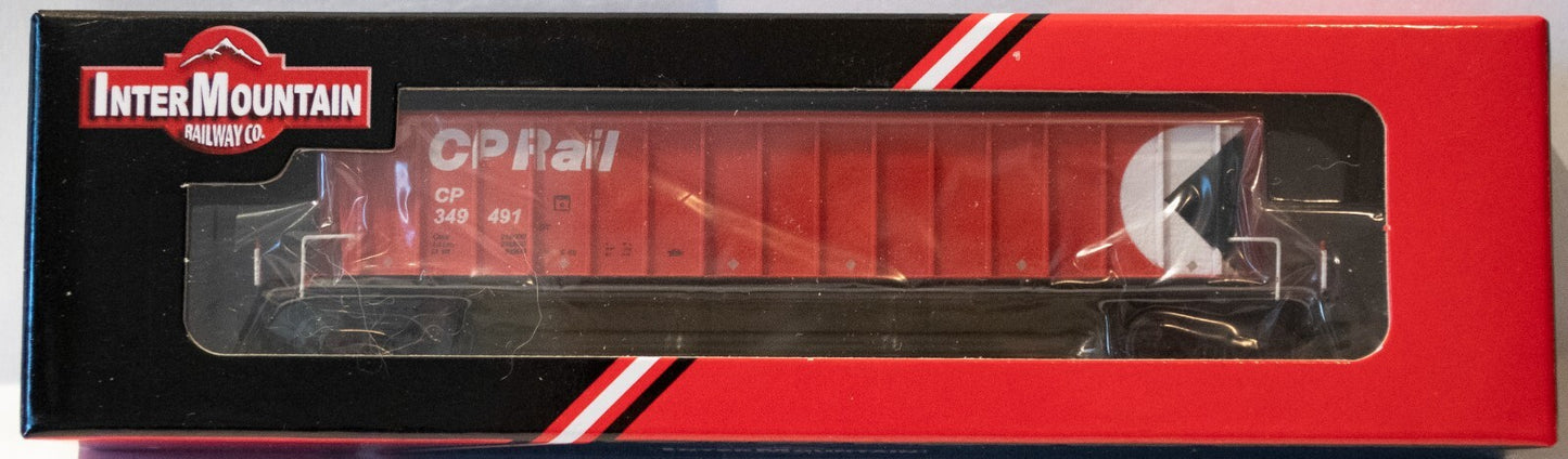 InterMountian N #67102-104 Bathtub Coal Gondola - Ready to Run -- Canadian Pacif