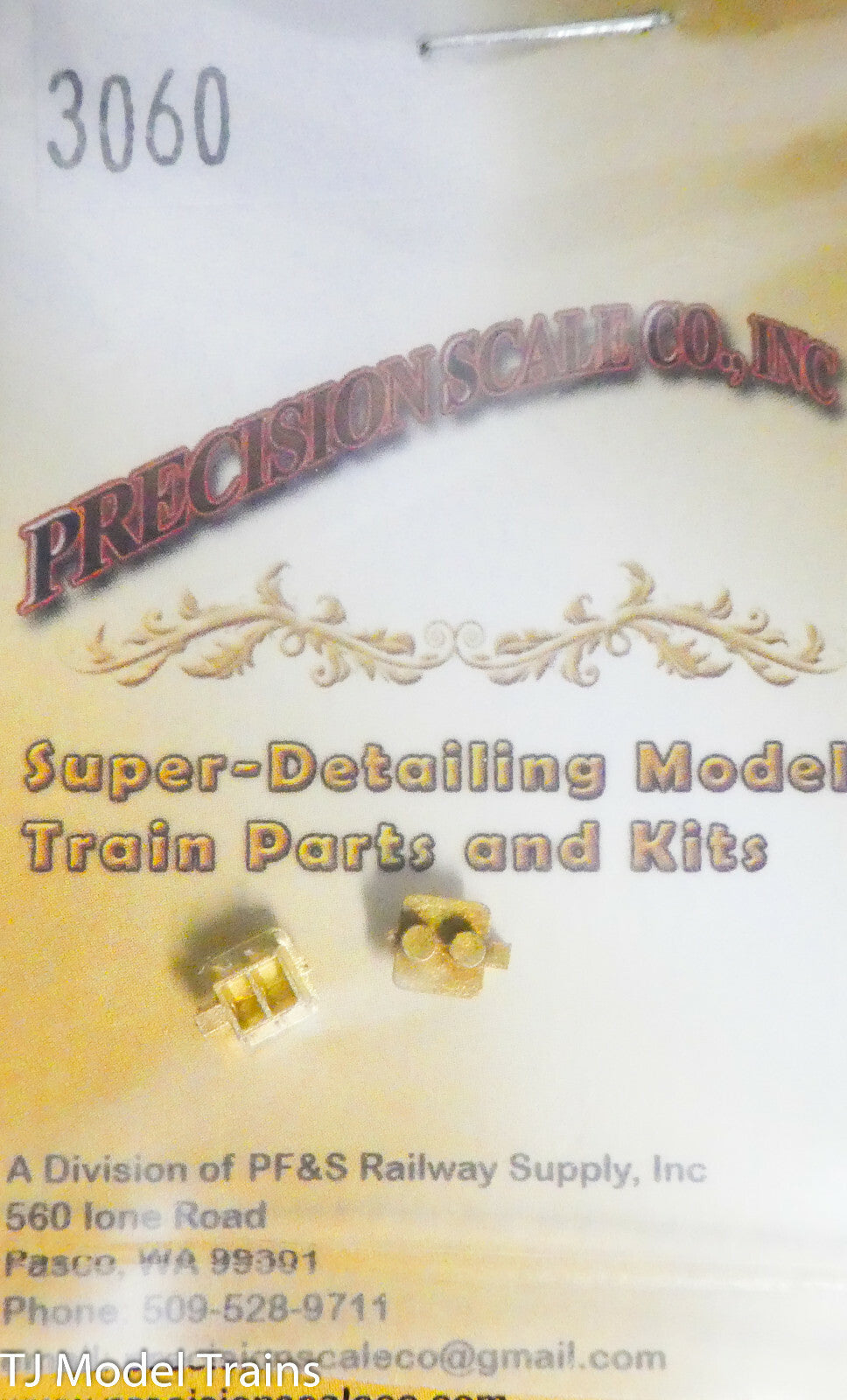 Precision Scale HOn3 #3060 Coupler Pockets, Lin & Pin, D&RGW, HOn3 (Brass)