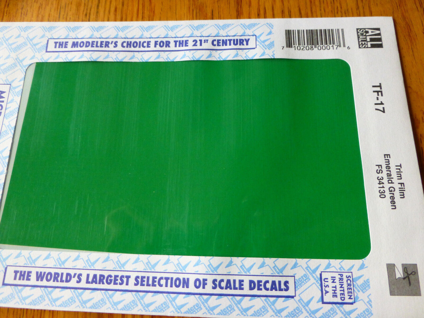 Microscale Decal #TF-17 Trim Film - Emerald Green