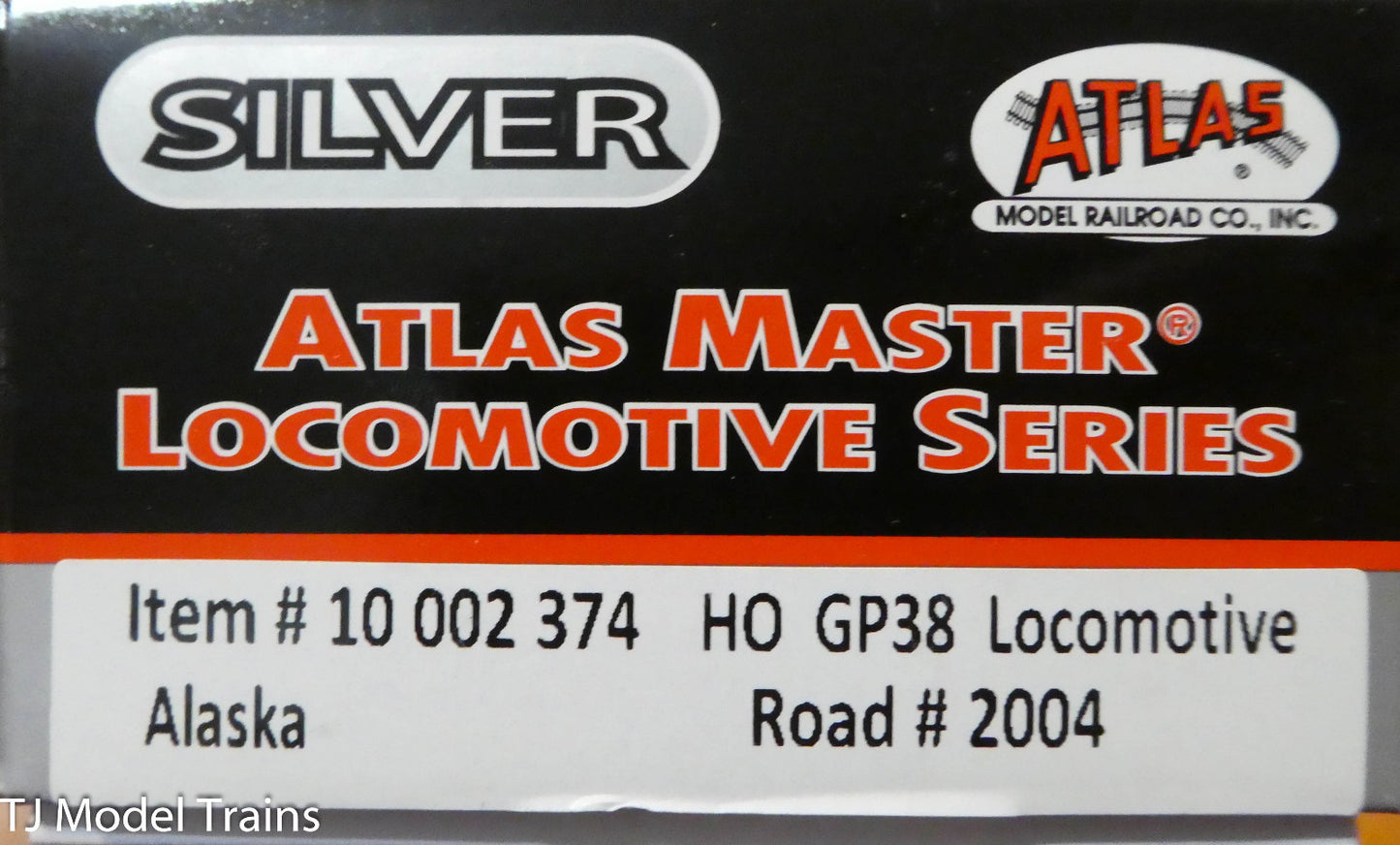 Atlas HO #10002374 GP38 Locomotive-Alaska (Rd #2004)