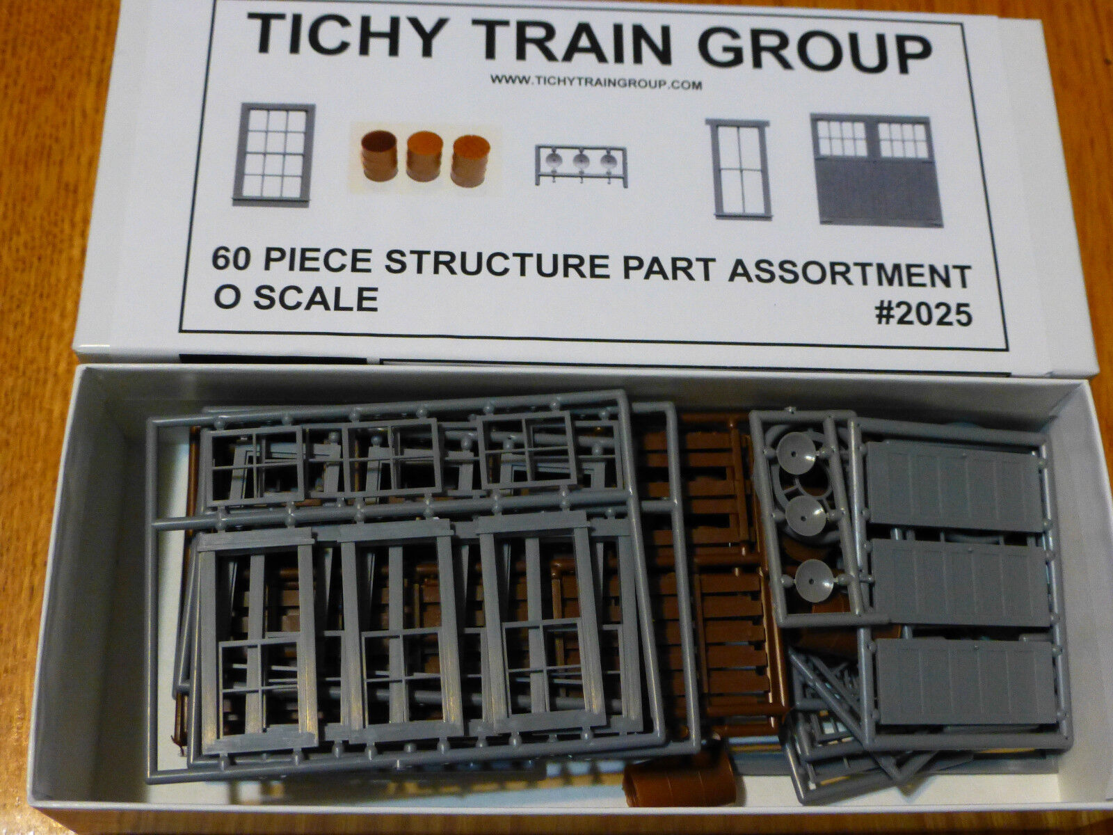 Tichy Train Group O 2025 Structure Parts Assortment 60 Pieces TJ