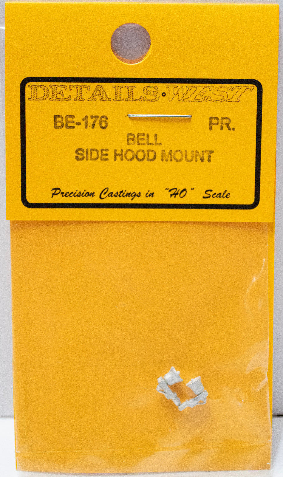 Details West HO #176 Bells pkg(2) -- Hood-Side Mount