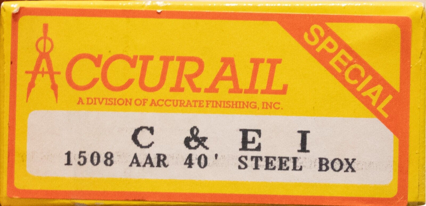 Accurail HO #1508 (40' Steel Box) NHC&EI (Plastic Kit) Painted