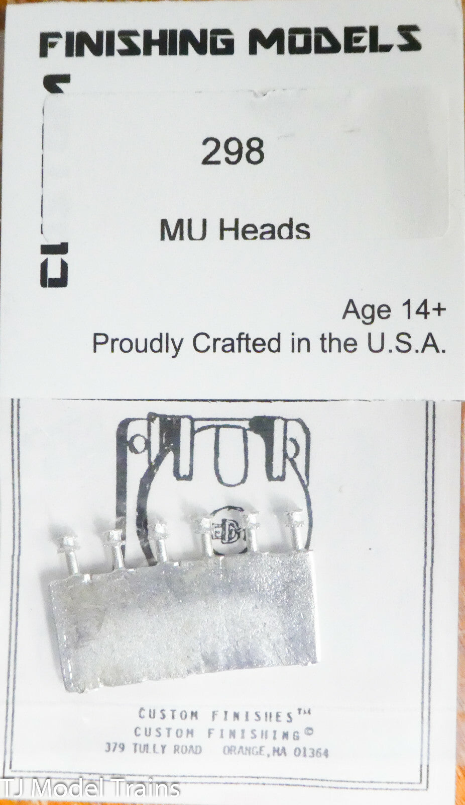Custom Finishing Models HO #298 MU Heads (White Metal)