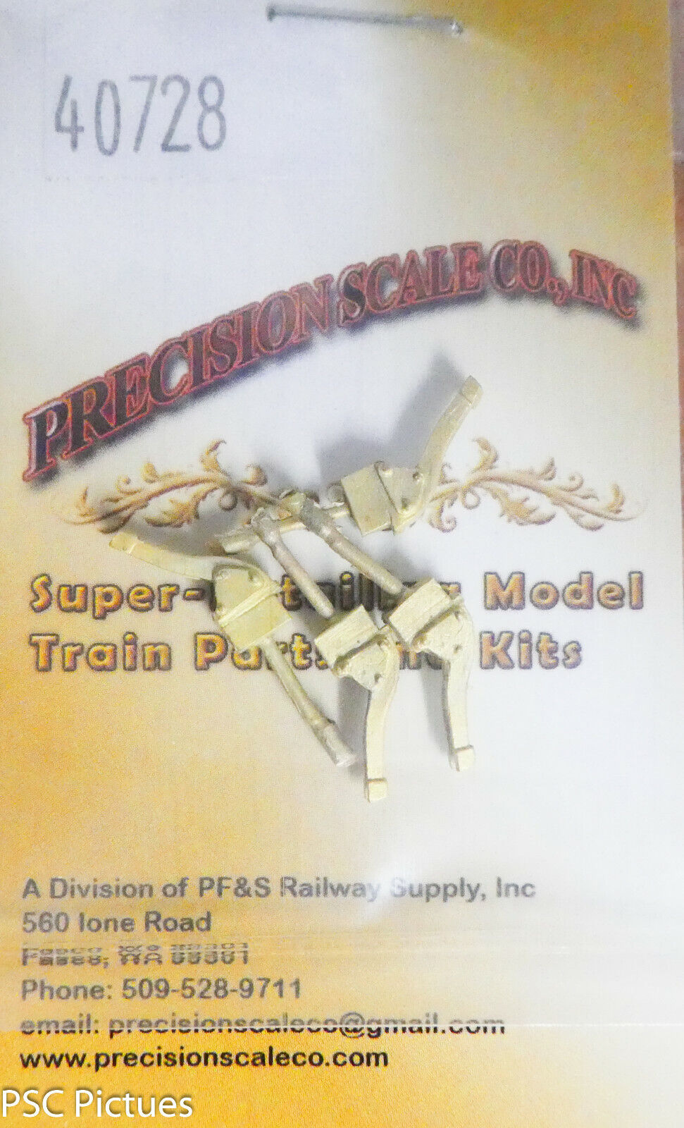 Precision Scale O #40728 Draoms. Oce Water. PFE Express Reefer (Brass Castings 4