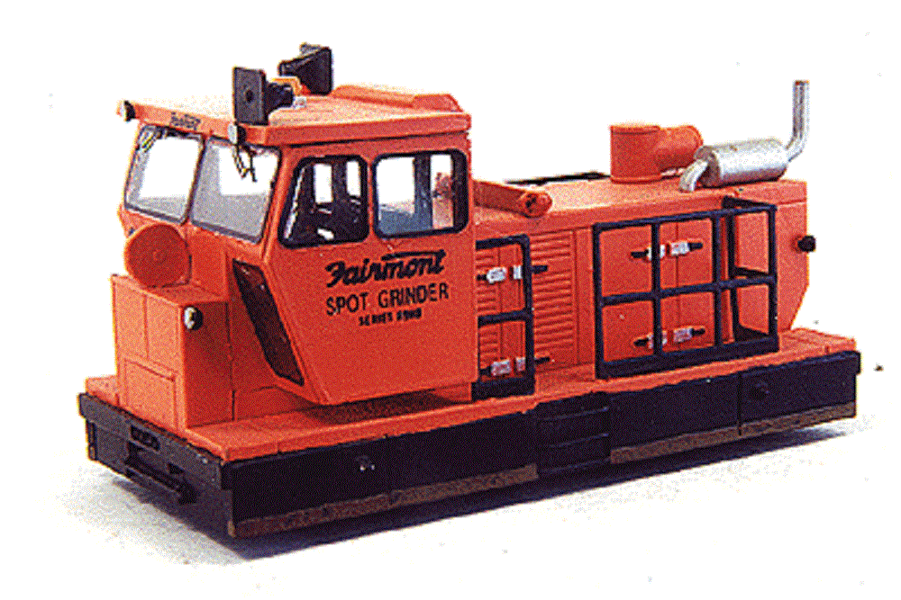 Custom Finishing Models HO #7002 Fairmont Rail Grinder (White Metal Kit)