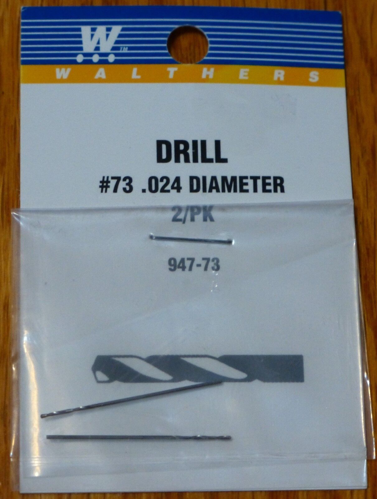 Walthers #947-73 Drill Bit #73 (2 pack) .024 Diameter