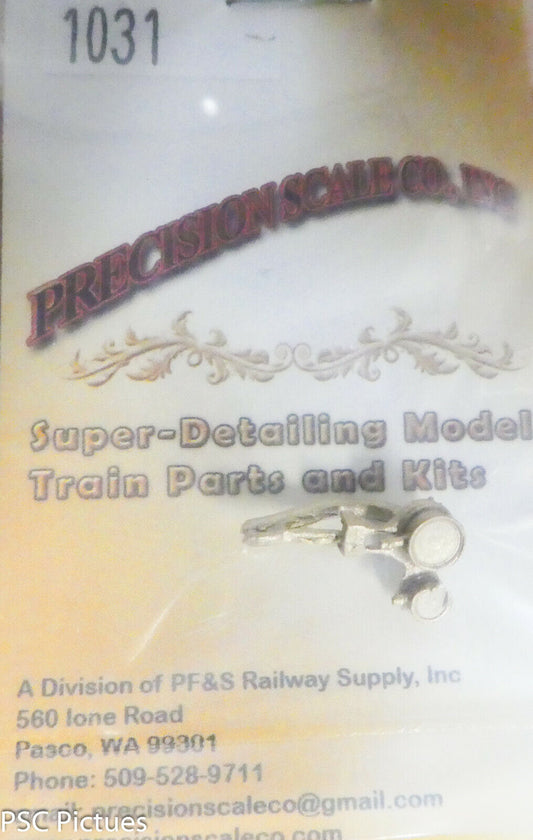 Precision Scale O #1031 Gauge, Baldwin, Steam & Air (Brass Casting)