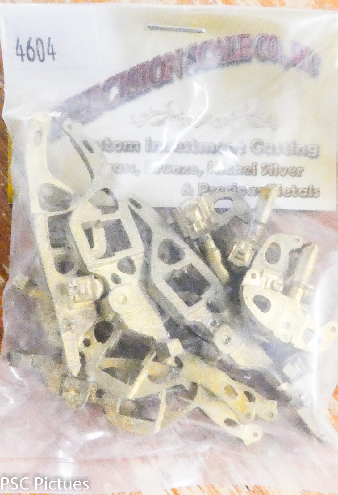 Precision O #4604 Sideframes, for: Light Weight Buckeye Tender Truck (Brass)