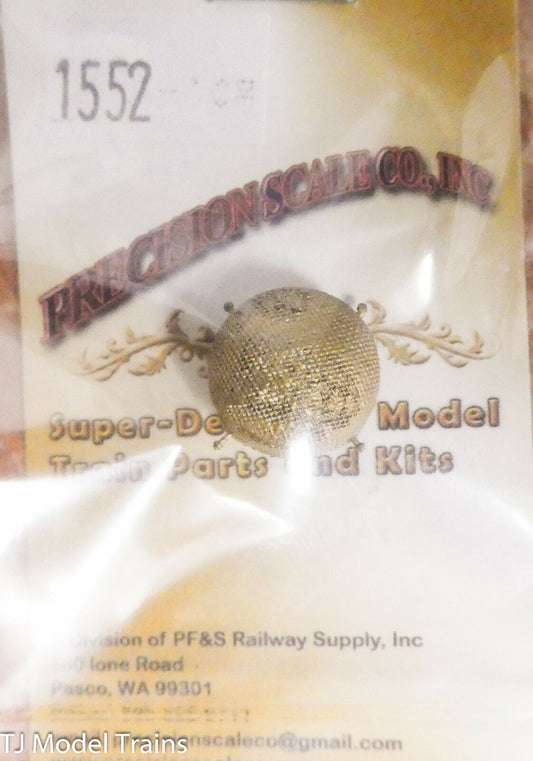 Precision Scale O #1552 Spark Arrestor K-27 and Others 1' 8" ID (1/48 Scale)