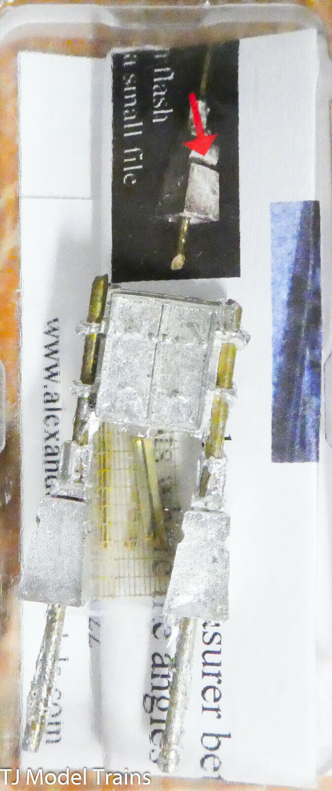 Stewart HO Scale #9502S (C&O Small Signal Box) White Metal Casting / Brass