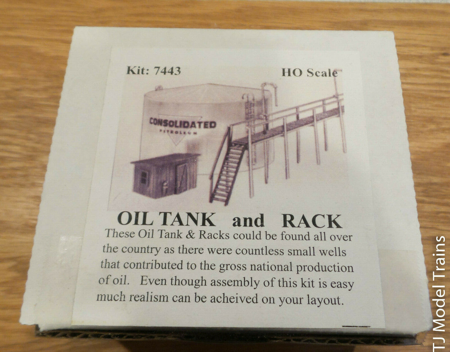 Stewart HO Scale #7443 Oil Tank and Rack