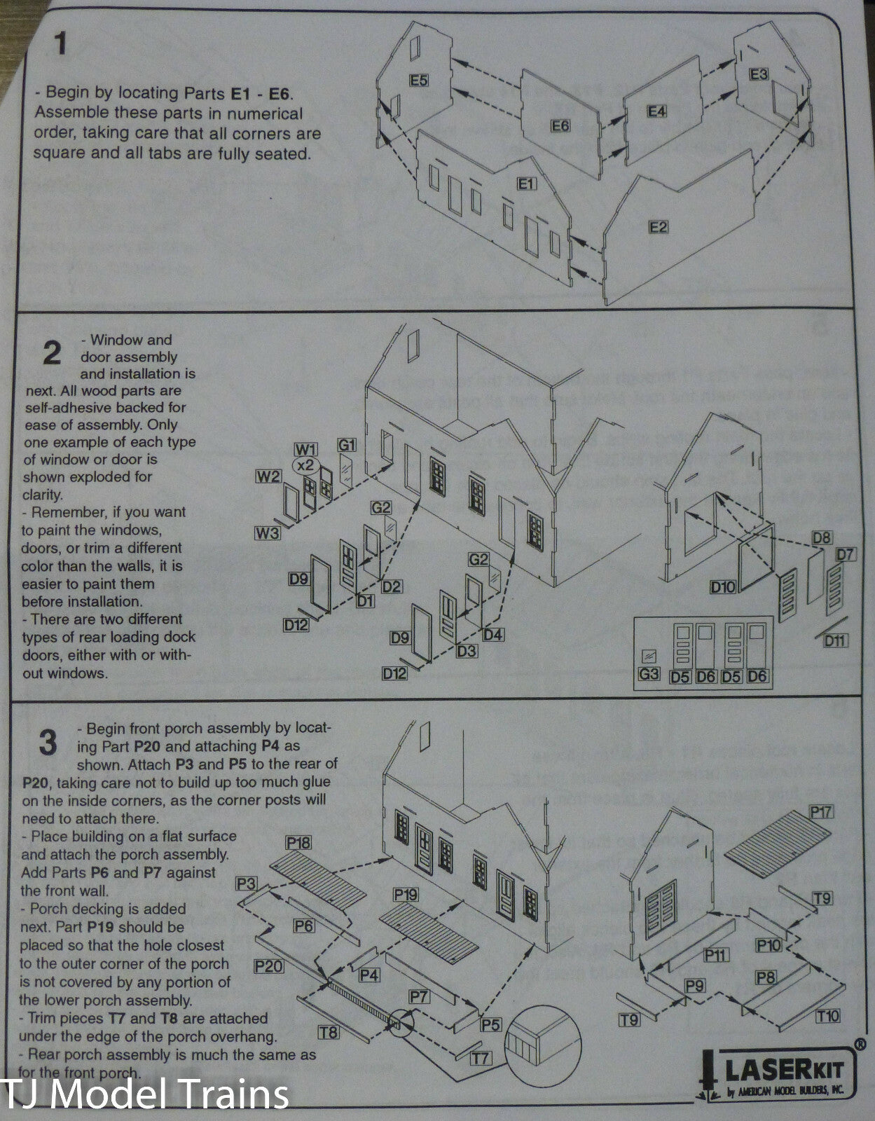 American Model Builders HO #123 Corydon General Store & Post Office
