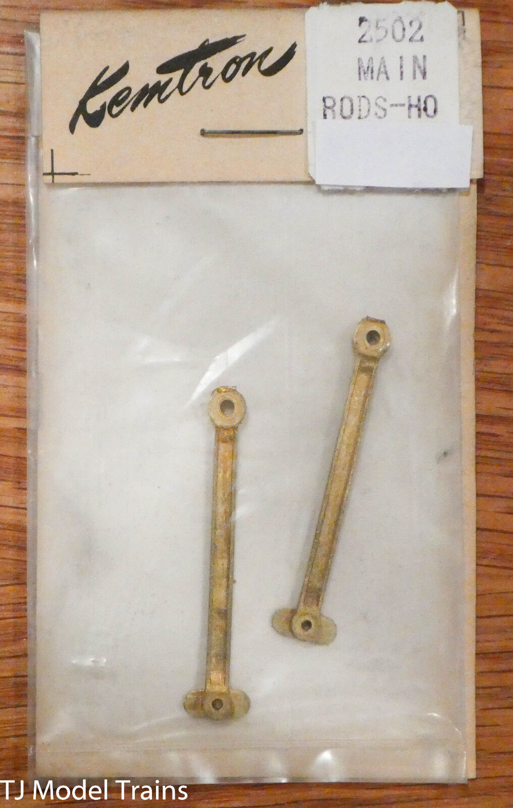 Kemtron #2502 Main Rods, Mountain Type Locomotives, Brass (Pkg 2)