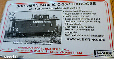 American Model Builders #876 Southern Pacific C-30-1 Caboose, Kit Less Trucks &
