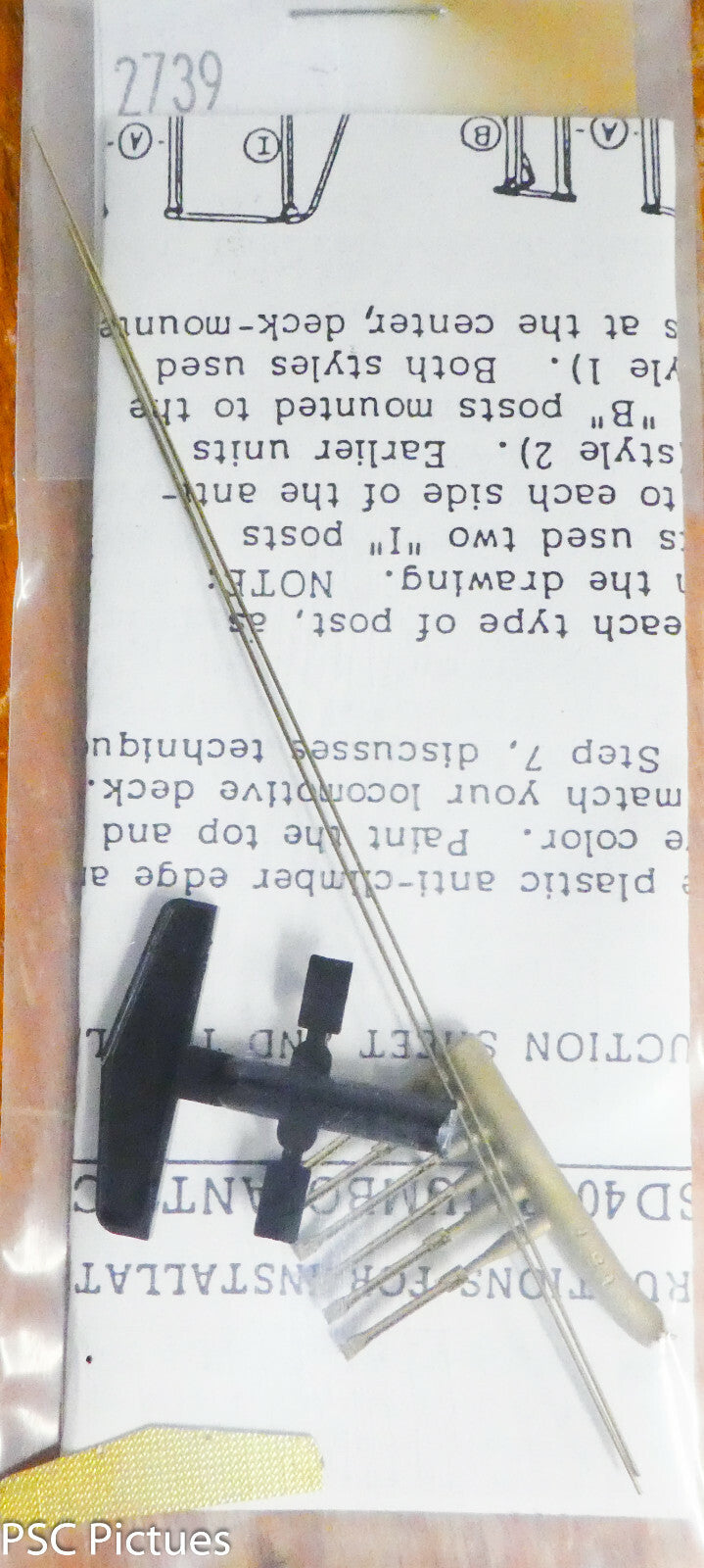 Precision Scale HO #2739 Anti-Climber, Jumbo, SD40-2 (Brass/Plastic Kit)