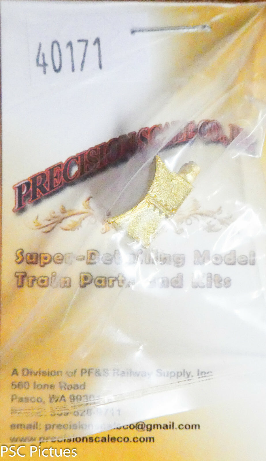 Precision Scale O #40171 Saddle, Boiler (Brass Casting)