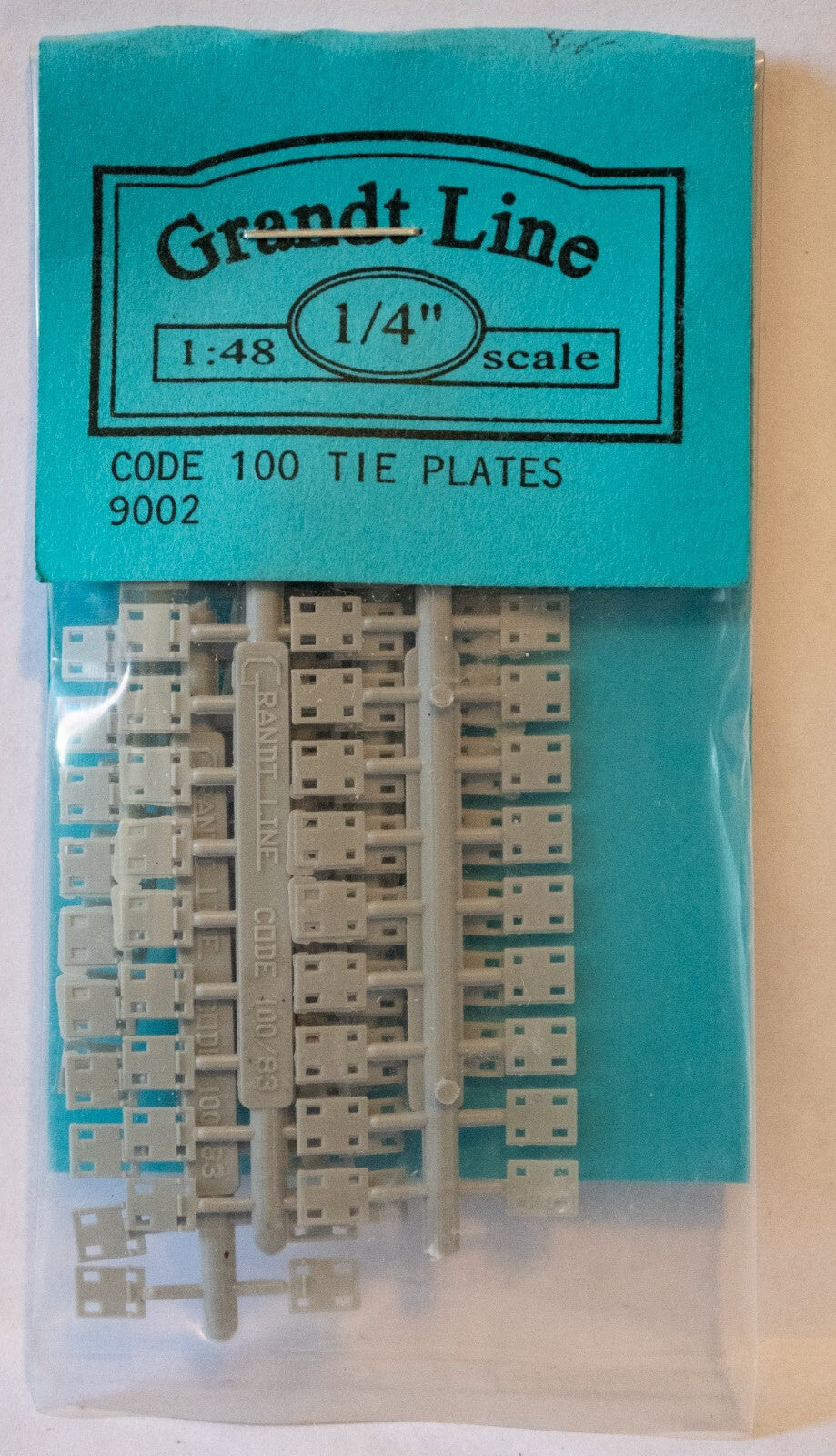Grandt Line N #9002 Tie Plates pkg(100) -- Code 100