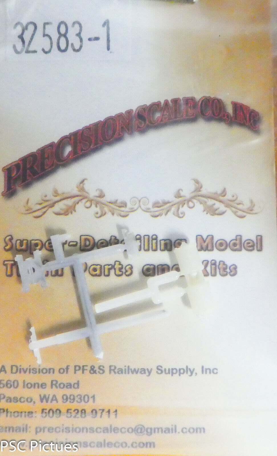 Precision Scale HO #32583.1 Air Pump, 9 1/2" Type II, Westinghouse Single Phase