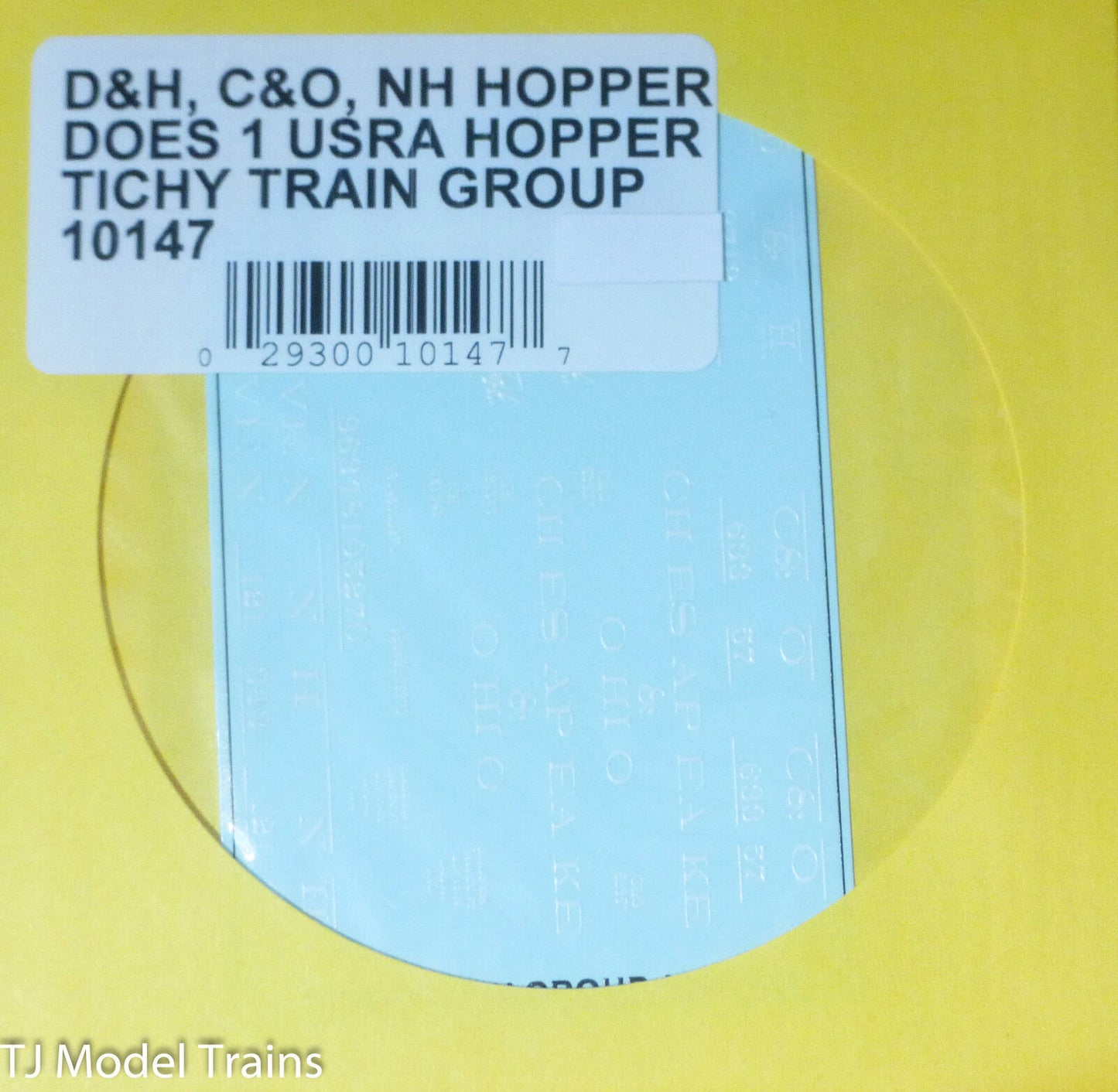 Tichy Train Group #10147 Decal for: Delaware & Hudson/Chesapeake & Ohio/New Have