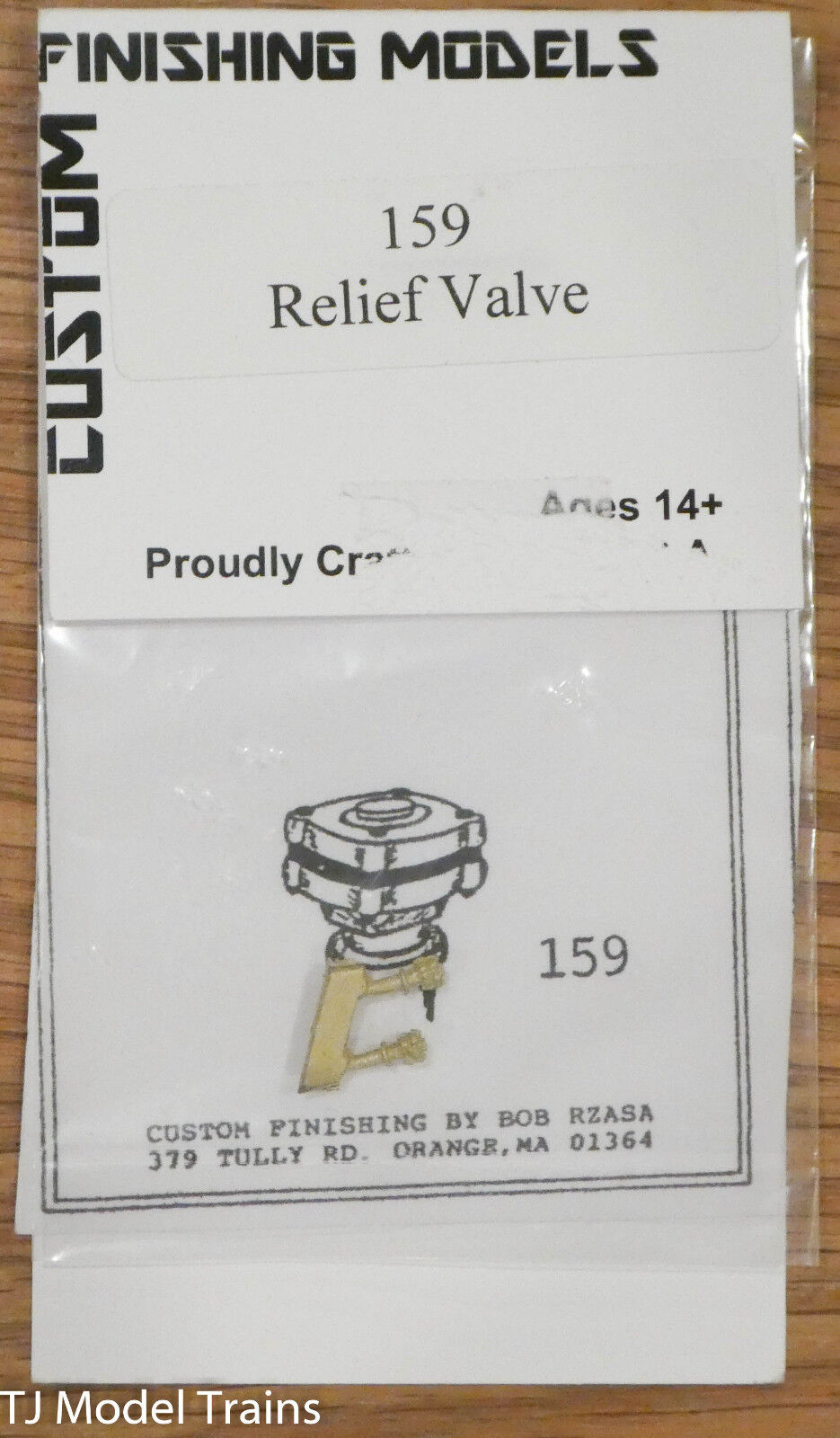 Custom Finishing HO #159 Steam Locomotive Valve - Relief Valve