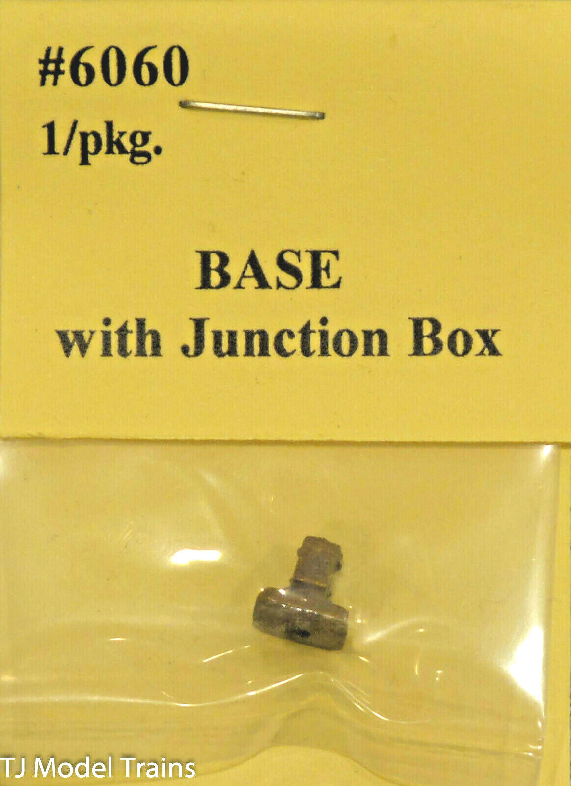 Tomar Industries HO #6060 BASE w/ Junction Box (Brass Casting)