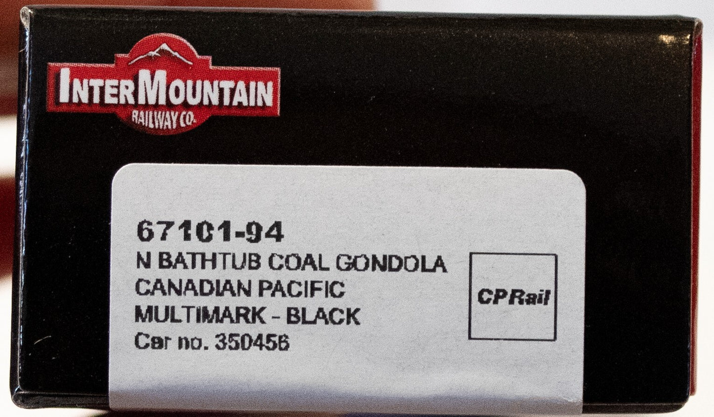 InterMountian N #67101-94 Bathtub Coal Gondola - Ready to Run -- Canadian Pacif