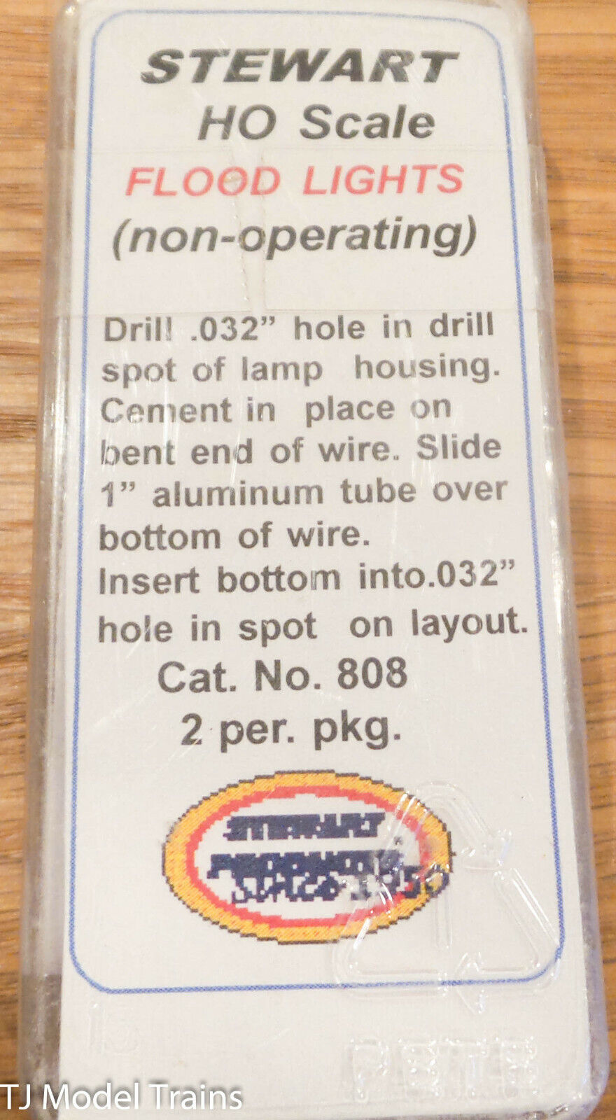 Stewart HO Scale #808 Floodlights -- Non-Operating Pkg(3)