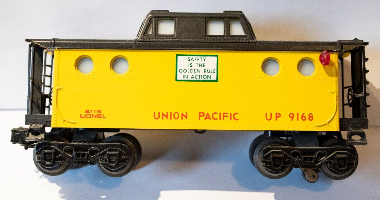Lionel #6-9168 Union Pacific Lighted Caboose Train Car