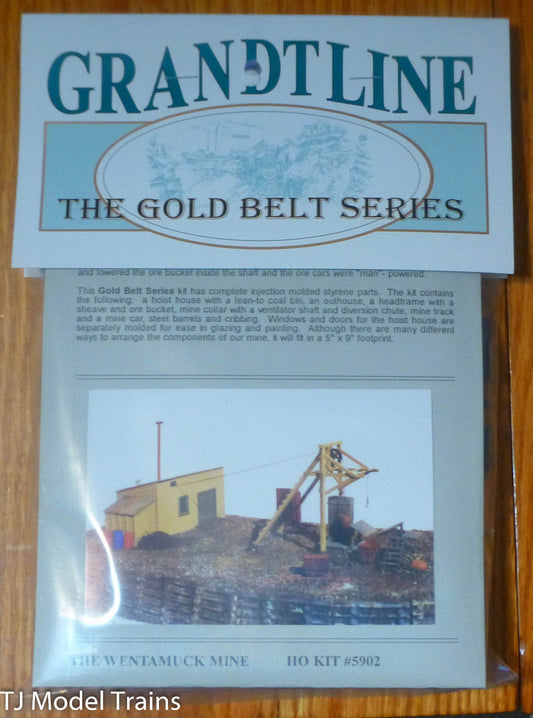 Grandt Line HO #5902 Wentamuck Mine -- Kit - 4-1/2 x 9" 11.2 x 22.5cm