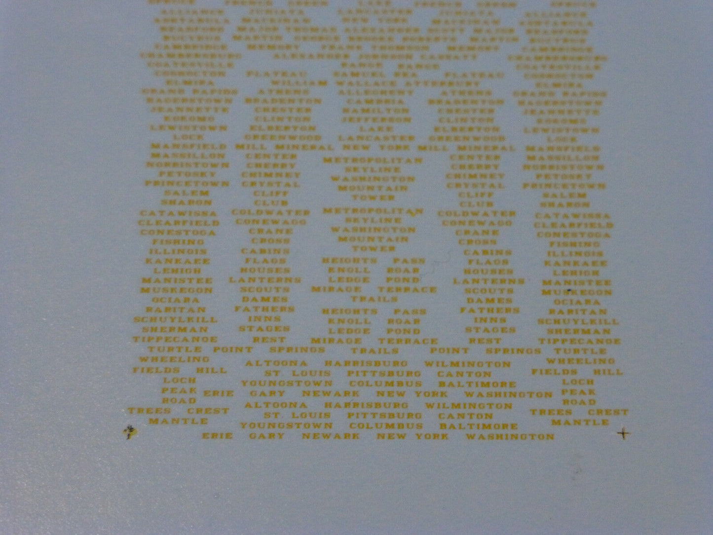 Microscale Decal N #60-893 Pennsylvania RR Tuscan Red Light Weight Passenger Ca