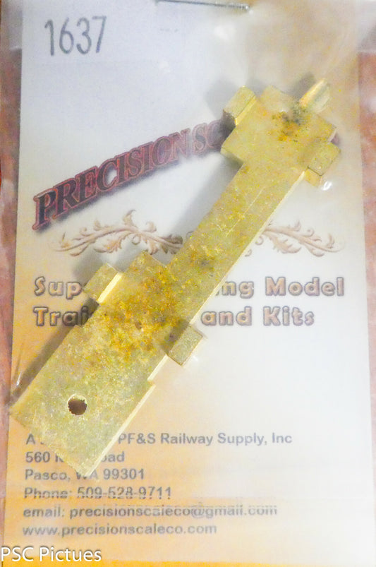 Precision Scale O #1637 Retainer, Main Frame (Brass Casting)