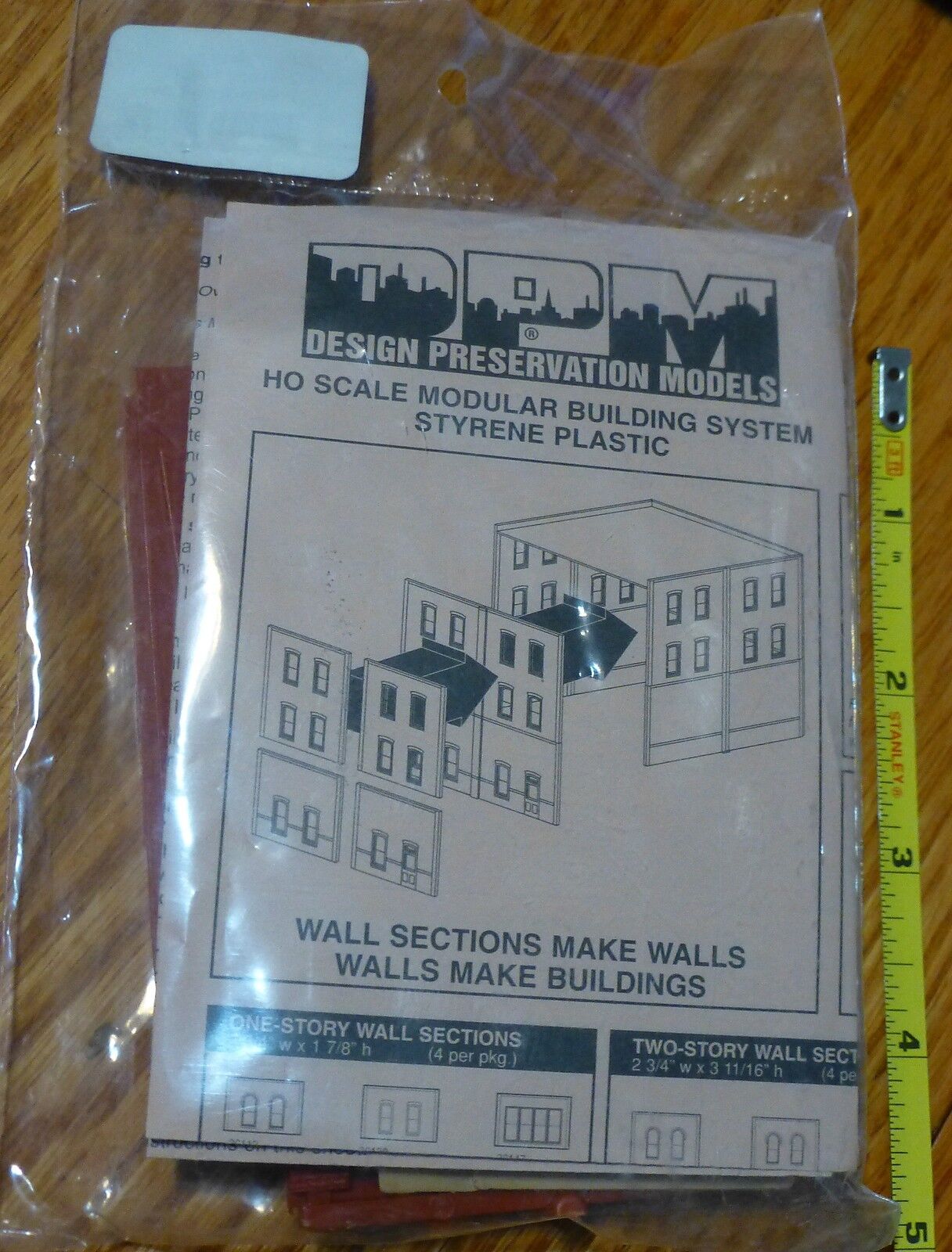 DPM Design Preservation Models HO #30137 Two-Story Wall Sections w/2 1st Floor R