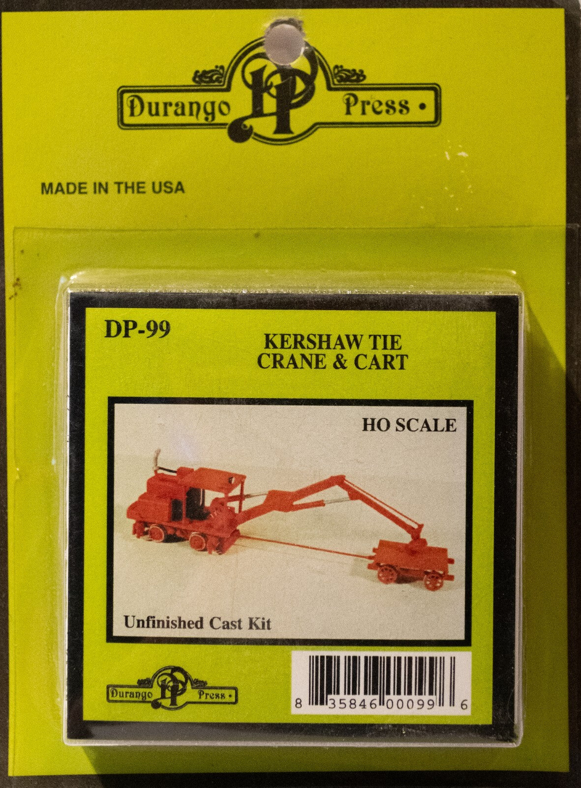 Durango Press HO #99 Kershaw Tie Crane Kit
