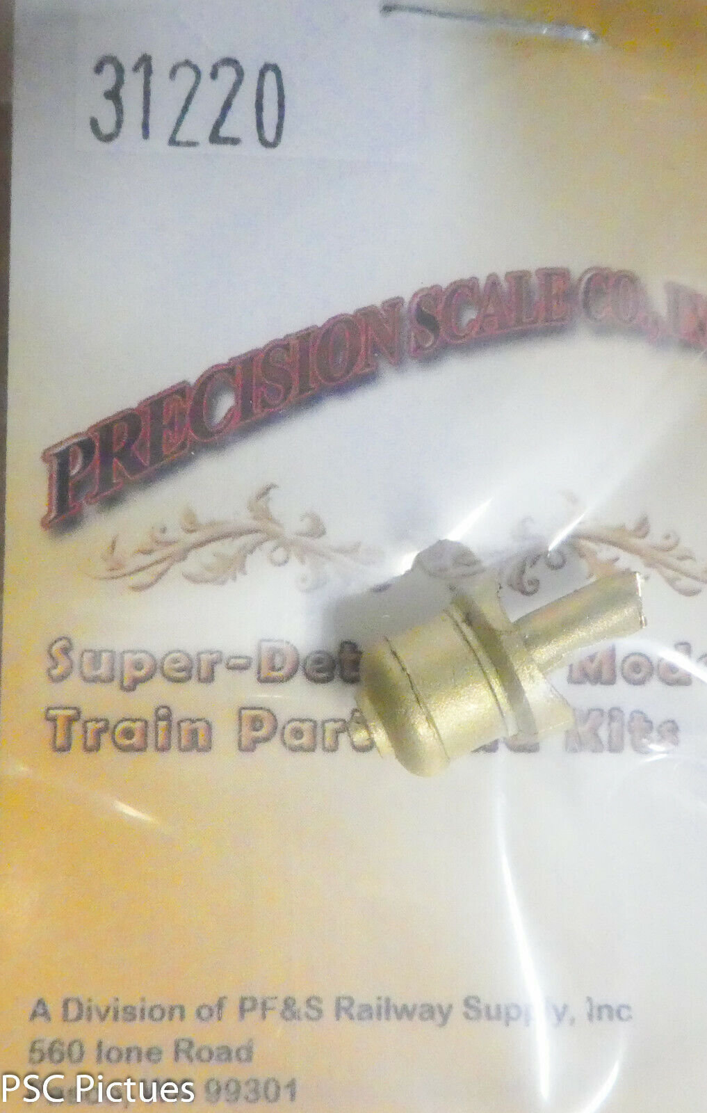 Precision Scale HO #31220 Dome, Sand (Brass Casting) 1:87th Scale