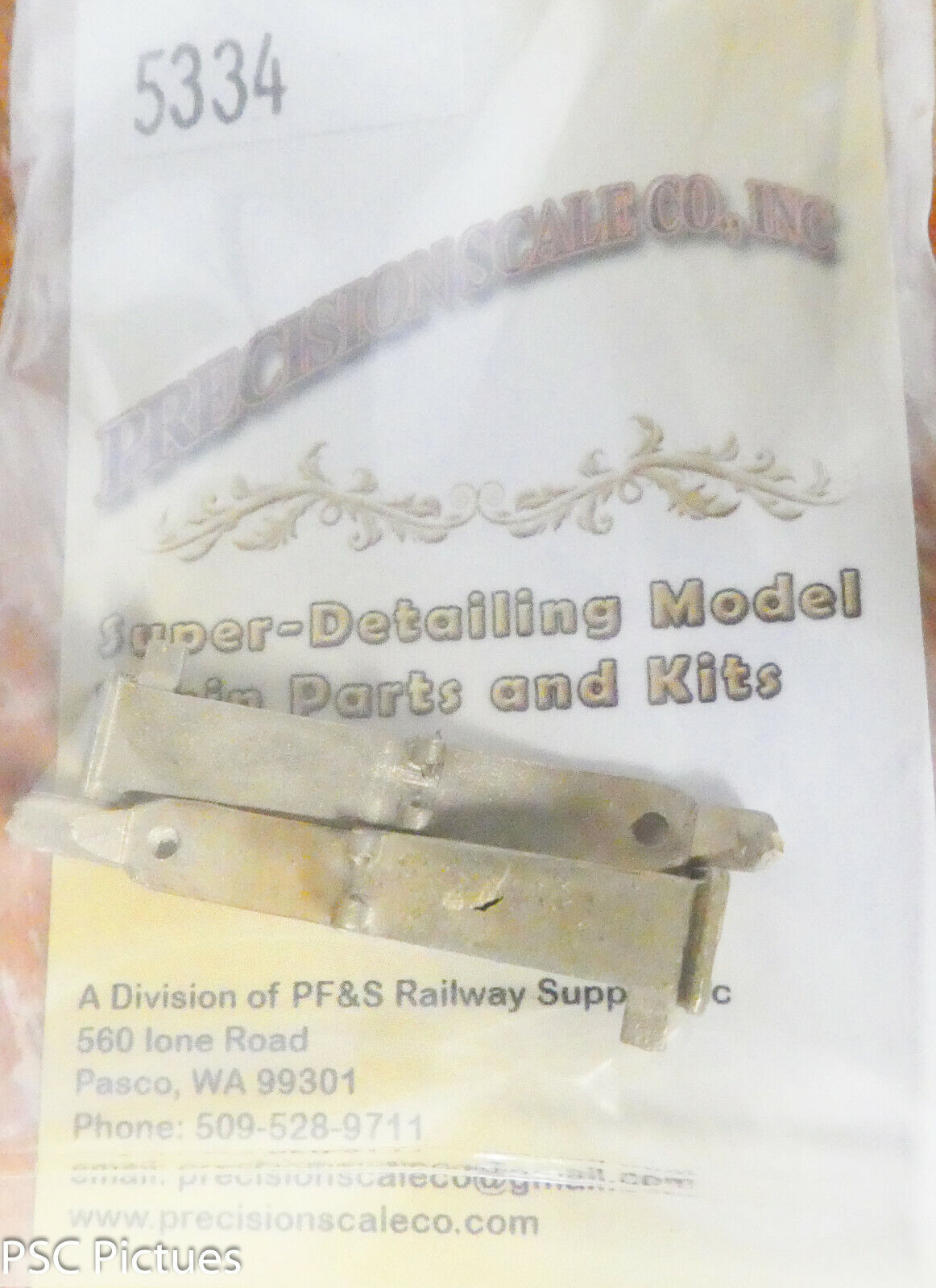 Precision Scale #5334 Carrier, Coupler, (Brass Castings) for: #5333