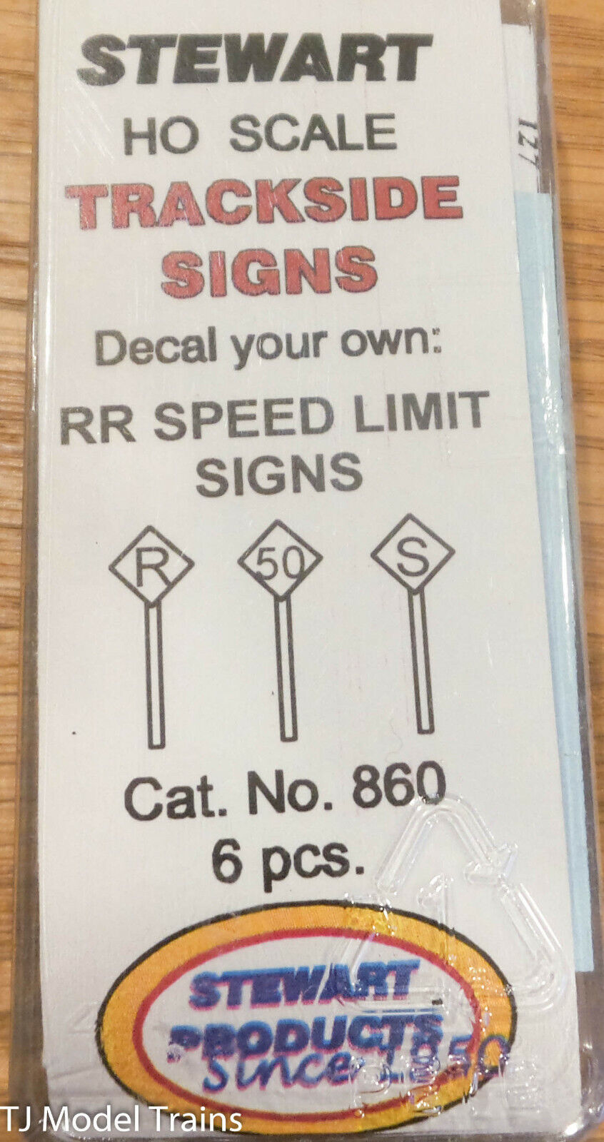 Stewart HO Scale #860 Railroad Speed Limit Signs -- Diamond