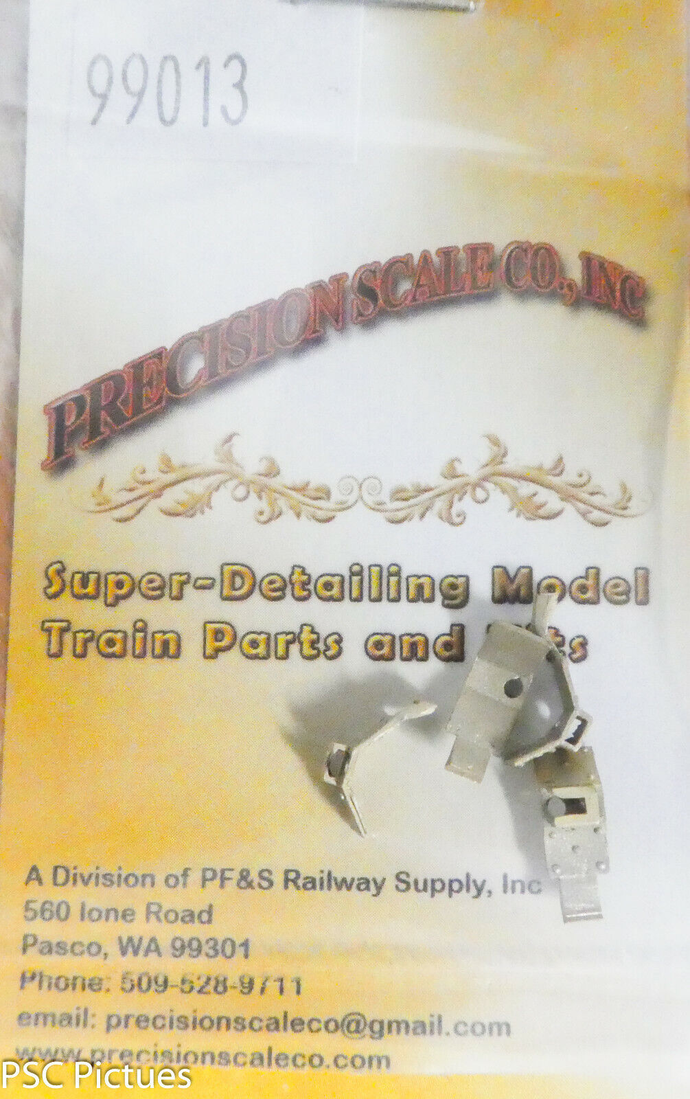 Precision Scale #99013 (3/8" Scale) Bracket, Marker Lamp, Caboose Corner