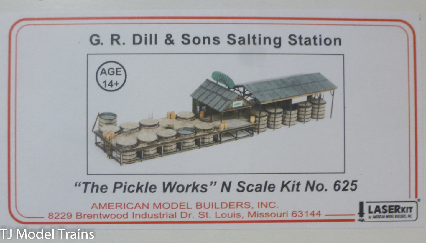 American Model Builders N #625 G.R. Dill & Sons Salting Station (Laser Kit Form)