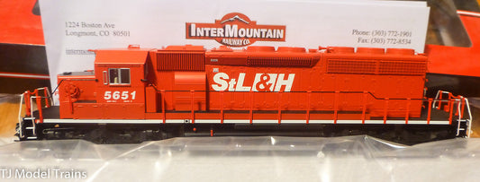 InterMountain HO #49367-03 (Rd #5651) EMD SD40-2 w/DCC Non Sound StL&H